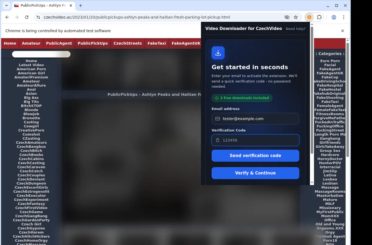 Czechvideo Video Downloader screenshot 4