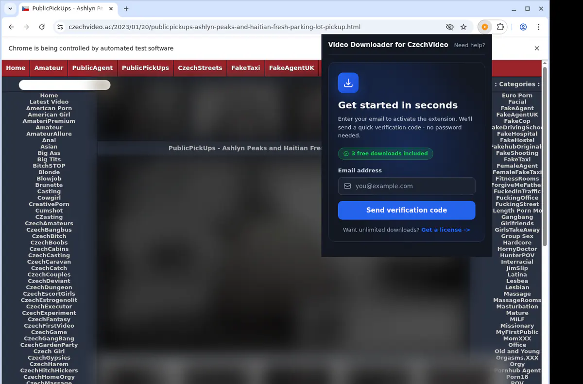 Czechvideo Video Downloader screenshot 5